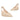 Décolleté NeroGiardini donna Pelle Lino Tacco 9,5CM Beige