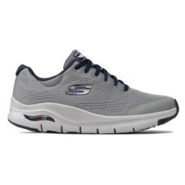 SNEAKERS SKECHERS UOMO ARCH FIT GRAY NAVY 232040 GYNV