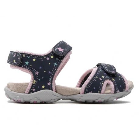 SANDALI GEOX BAMBINA ROXANNE NAVY/PINK J25D9B 05015 C0694 tg:36>39