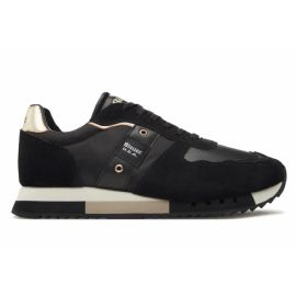 SNEAKERS BLAUER DONNA NYLON/SUEDE F3MELROSE01/NYP BLK