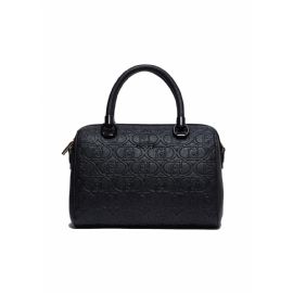 BORSA LIU JO DONNA A MANO CON LOGO EFFETTO BOTTOLATO NERO 30X15X21CM AA4155 E0003 22222