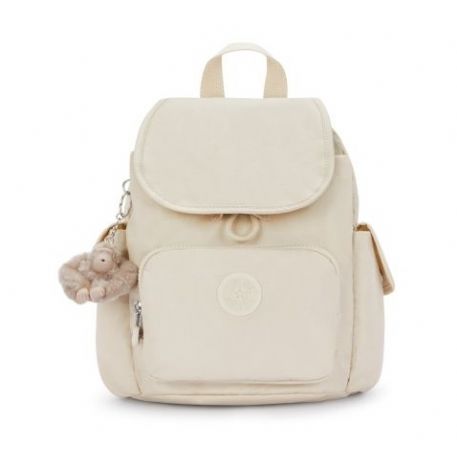 ZAINO KIPLING DONNA CITY PACK MINI BEIGE PEARL KPKI26713KA1