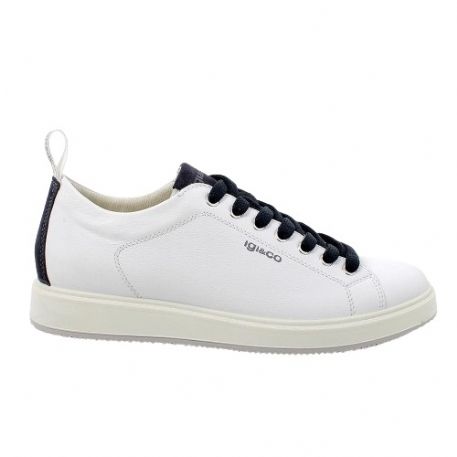 SNEAKERS IGI&CO UOMO PELLE/COTONE WHITE 5628400