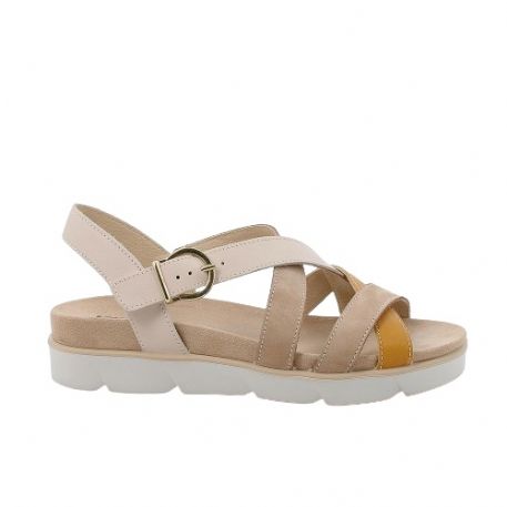 SANDALI  IGI&CO DONNA IN PELLE NAPPA ECRU/BEIGE 5671222