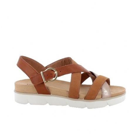 SANDALI  IGI&CO DONNA IN PELLE NAPPA COGNAC/CUOIO 5671233