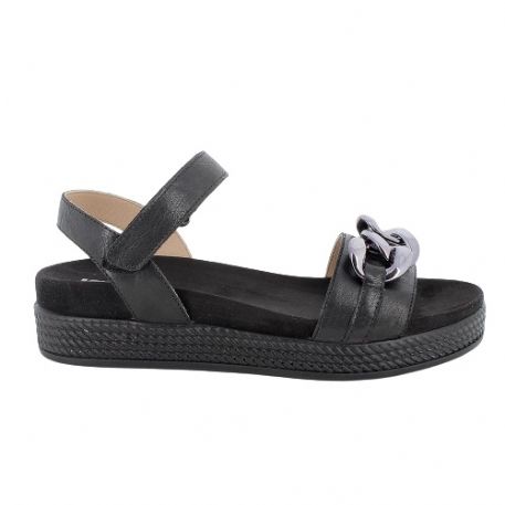 SANDALI  IGI&CO DONNA IN PELLE PARKE NERO 5672400