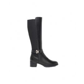 STIVALI NEROGIARDINI DONNA IN PELLE GUANTO NERO ELASTICO NERO TR BRESCIA TACCO 4CM I411750D/100