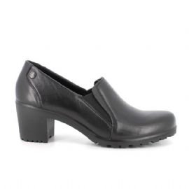 SLIP-ON ENVAL SOFT DONNA IN PELLE NERO CON TACCO 6,3CM  6754800