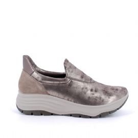 SNEAKERS SLIP-ON ENVAL SOFT DONNA TAUPE LAMINATO 6776933