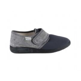 PANTOFOLE EMANUELA DONNA CONFORT CON VELCRO ESTIVO grigio 655