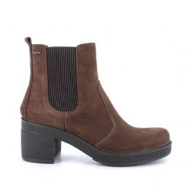 STIVALETTO IGI&CO DONNA IN PELLE CON TACCO 6,5CM CASTAGNO 6660100