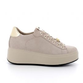 SNEAKERS CON ZEPPA DONNA VISONE IN PELLE 6672233