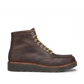 SCARPONCINO DOCKSTEPS UOMO OAKLAND 1726 M MID LEATHER DK.BROWN DSM172603