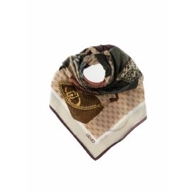 FOULARD LIU JO ECS STOLA LA PUFFY 120X120 NATURALE 22F4103 T0300 00005